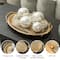 Glitzhome® Gold Oval Metal Decorative Trays Set